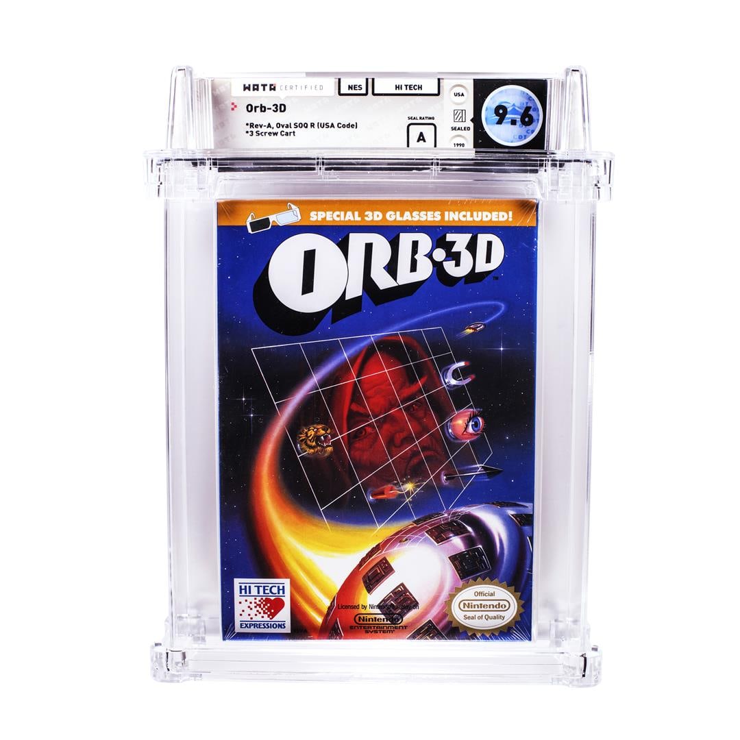 Orb 3-D NES Nintendo Sealed Video Game WATA 9.6/A: One Orb 3-D NES Nintendo Sealed Video Game WATA 9.6/A. WATA Graded.