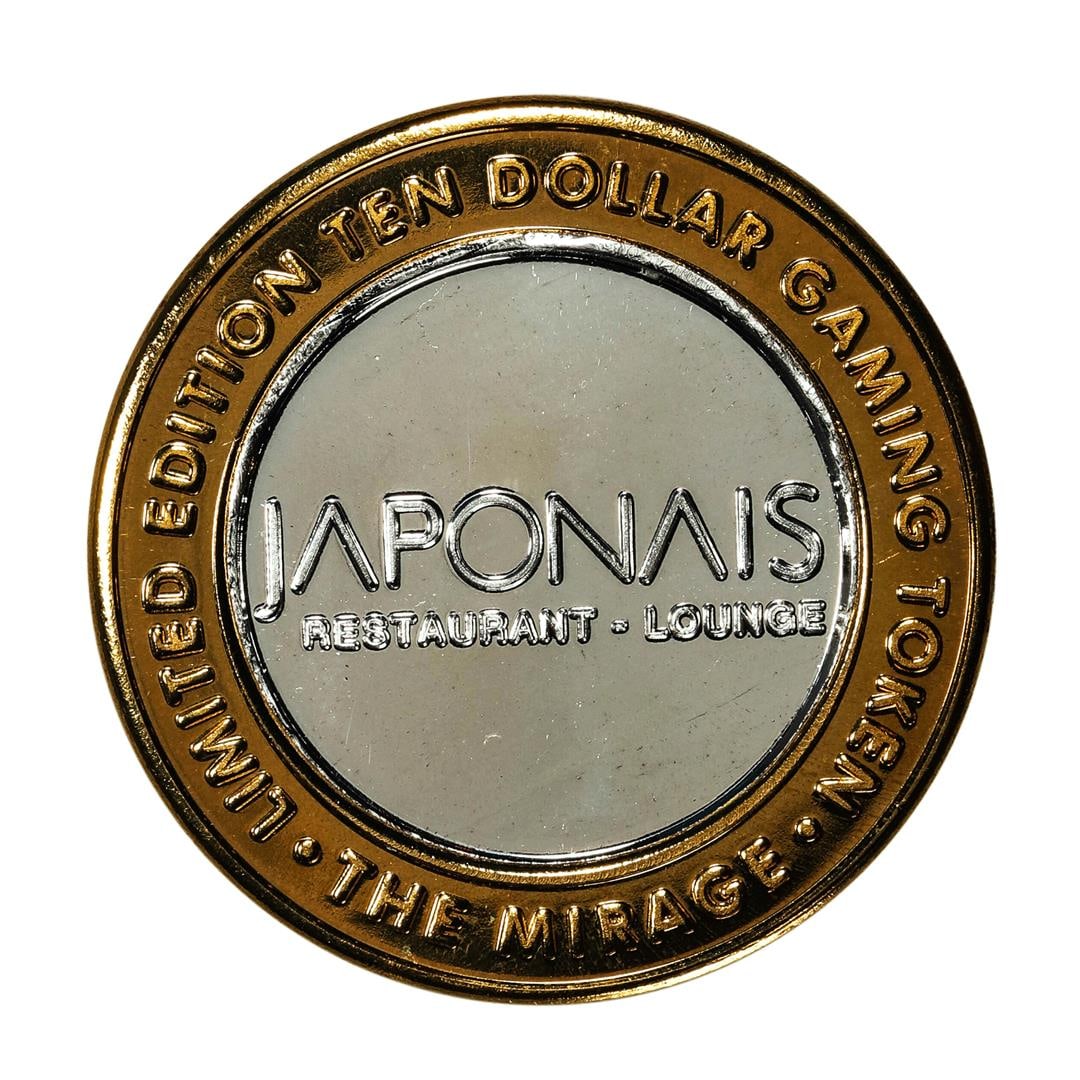 .999 Silver Mirage Las Vegas, Nevada $10 Casino Limited Edition Gaming Token: One .999 Silver Mirage Las Vegas, Nevada $10 Casino Limited Edition Gaming Token.
