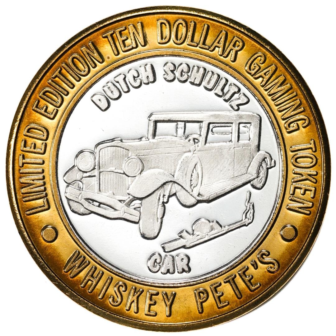 .999 Silver Whiskey Pete's Casino Primm, Nevada $10 Limited Edition Gaming Token: One .999 Silver Whiskey Pete's Casino Primm, Nevada $10 Limited Edition Gaming Token.