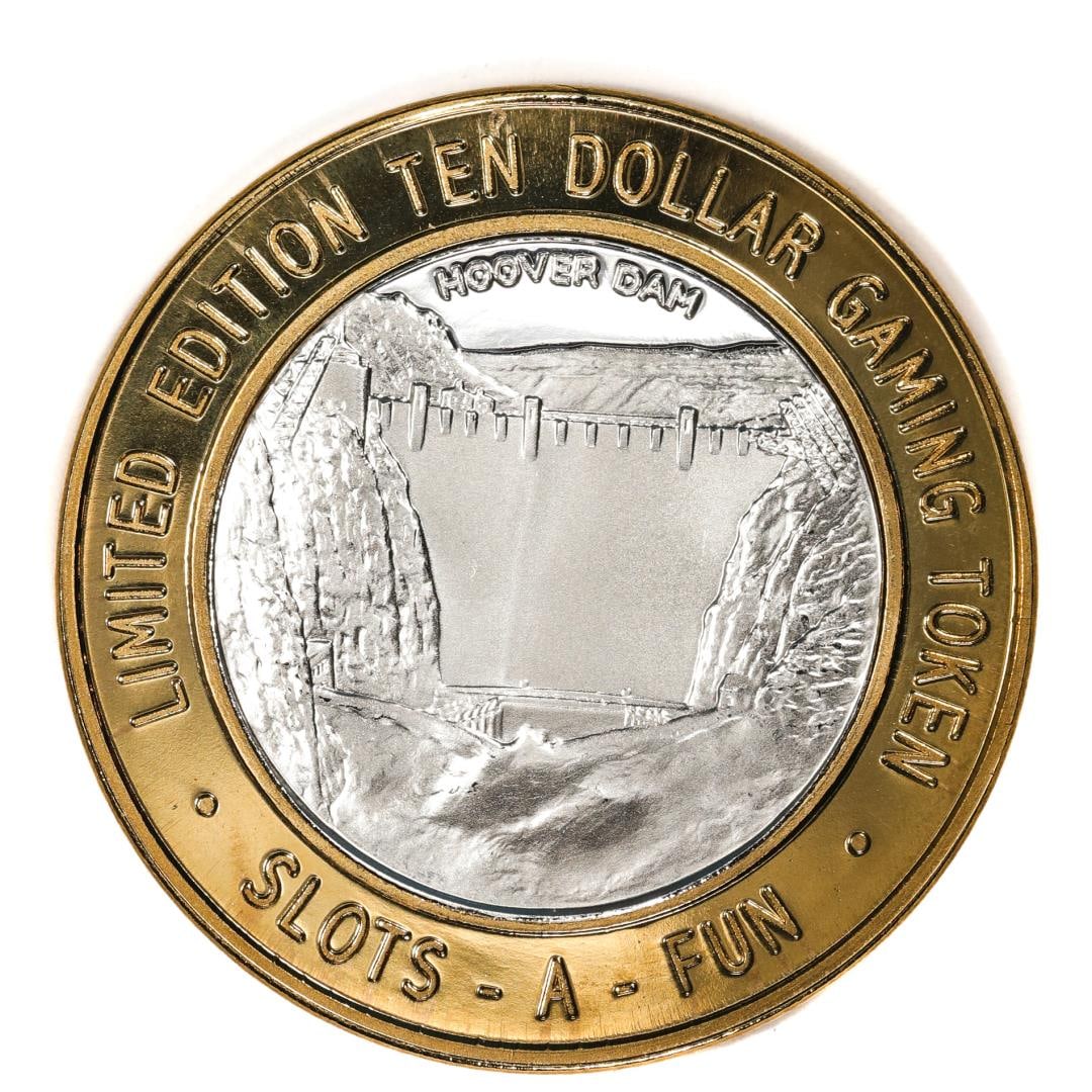 .999 Silver Slots A Fun Casino Las Vegas, NV $10 Limited Edition Casino Gaming Token: One .999 Silver Slots A Fun Casino Las Vegas, NV $10 Limited Edition Casino Gaming Token.