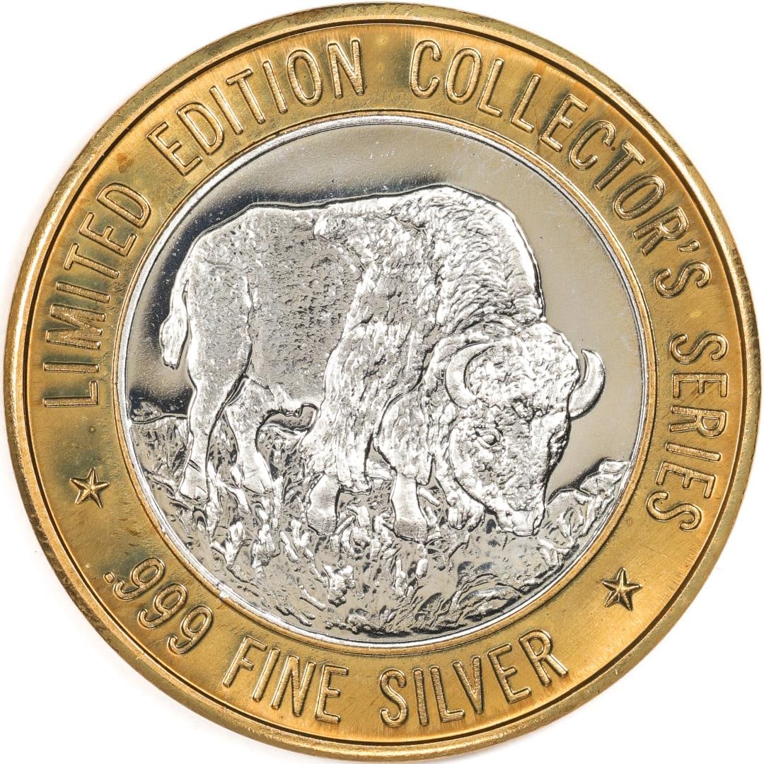 .999 Fine Silver Rainbow Casino & Bingo $10 Limited Edition Gaming Token: One .999 Fine Silver Rainbow Casino & Bingo $10 Limited Edition Gaming Token.