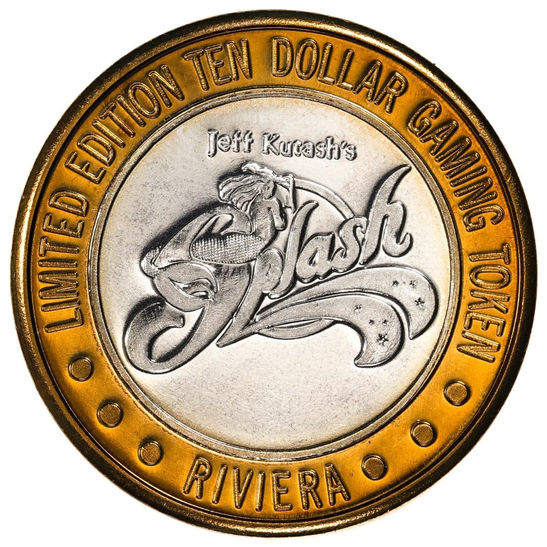 .999 Silver Riviera Hotel & Casino Las Vegas $10 Casino Limited Edition Gaming Token: One .999 Silver Riviera Hotel & Casino Las Vegas $10 Casino Limited Edition Gaming Token.
