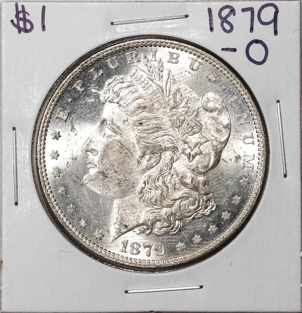 1879-O $1 Morgan Silver Dollar Coin: One 1879-O $1 Morgan Silver Dollar Coin.