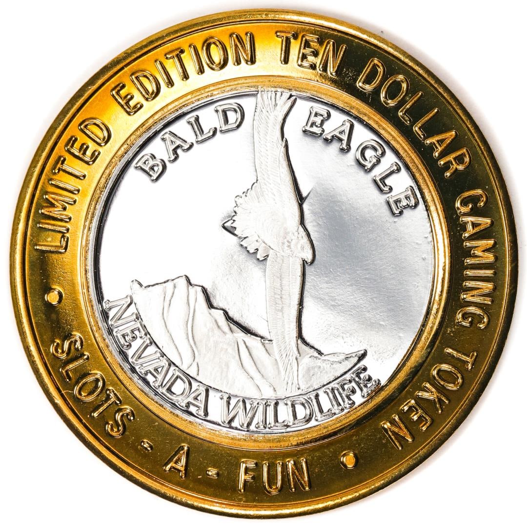 .999 Silver Slots A Fun Casino Las Vegas, NV $10 Limited Edition Casino Gaming Token: One .999 Silver Slots A Fun Casino Las Vegas, NV $10 Limited Edition Casino Gaming Token.