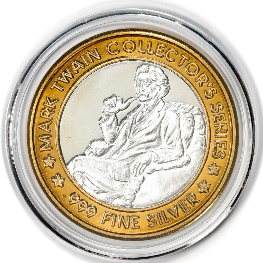 .999 Fine Silver President Casino on the Admiral $10 Limited Edition Gaming Token: One .999 Fine Silver President Casino on the Admiral $10 Limited Edition Gaming Token.