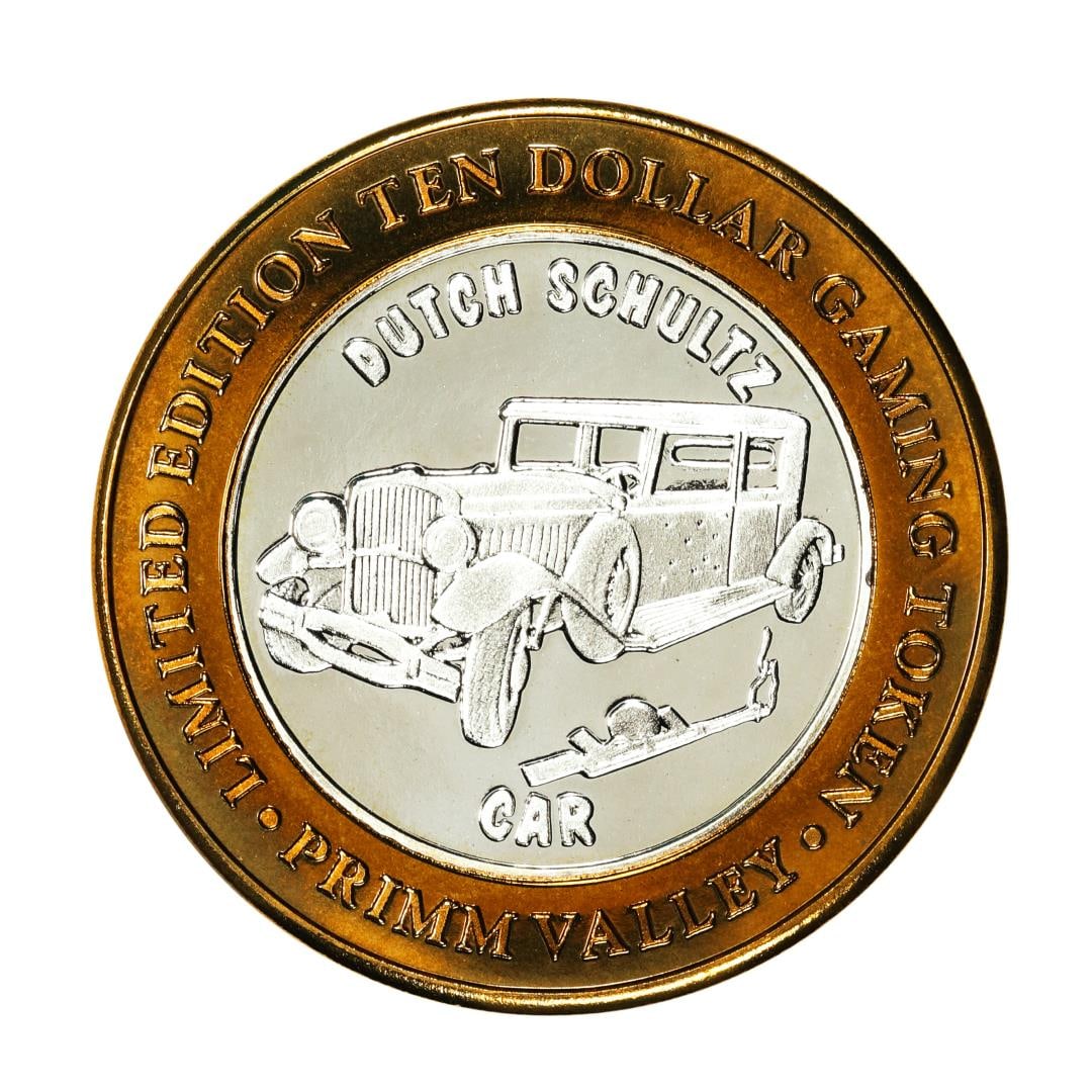 .999 Silver Primm Valley Resort & Casino Primm, NV $10 Limited Edition Gaming Token: One .999 Silver Primm Valley Resort & Casino Primm, NV $10 Limited Edition Gaming Token.