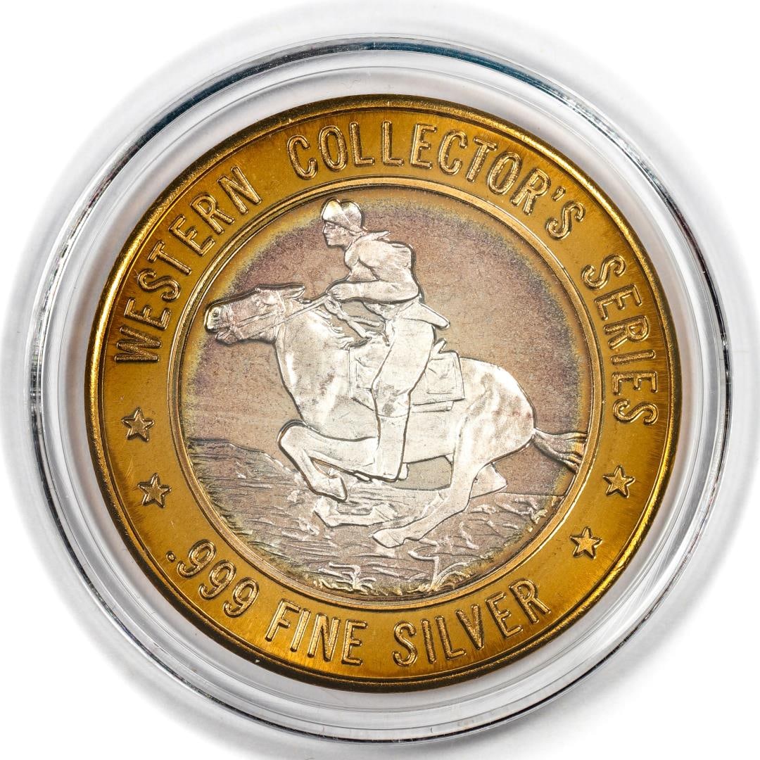 .999 Fine Silver Sam's Town Casino Tunica, MS $10 Limited Edition Gaming Token: One .999 Fine Silver Sam's Town Casino Tunica, MS $10 Limited Edition Gaming Token.