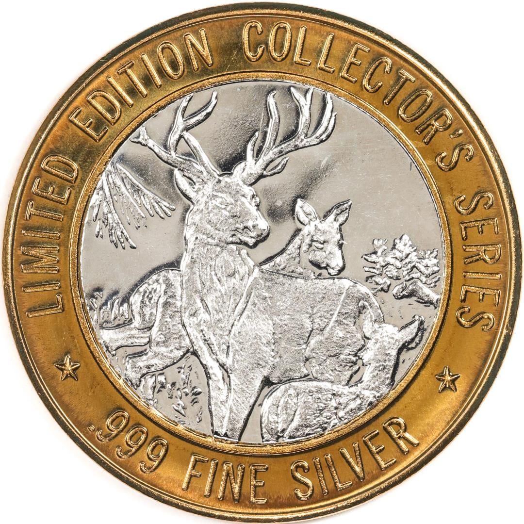 .999 Fine Silver Rainbow Casino & Bingo $10 Limited Edition Gaming Token: One .999 Fine Silver Rainbow Casino & Bingo $10 Limited Edition Gaming Token.
