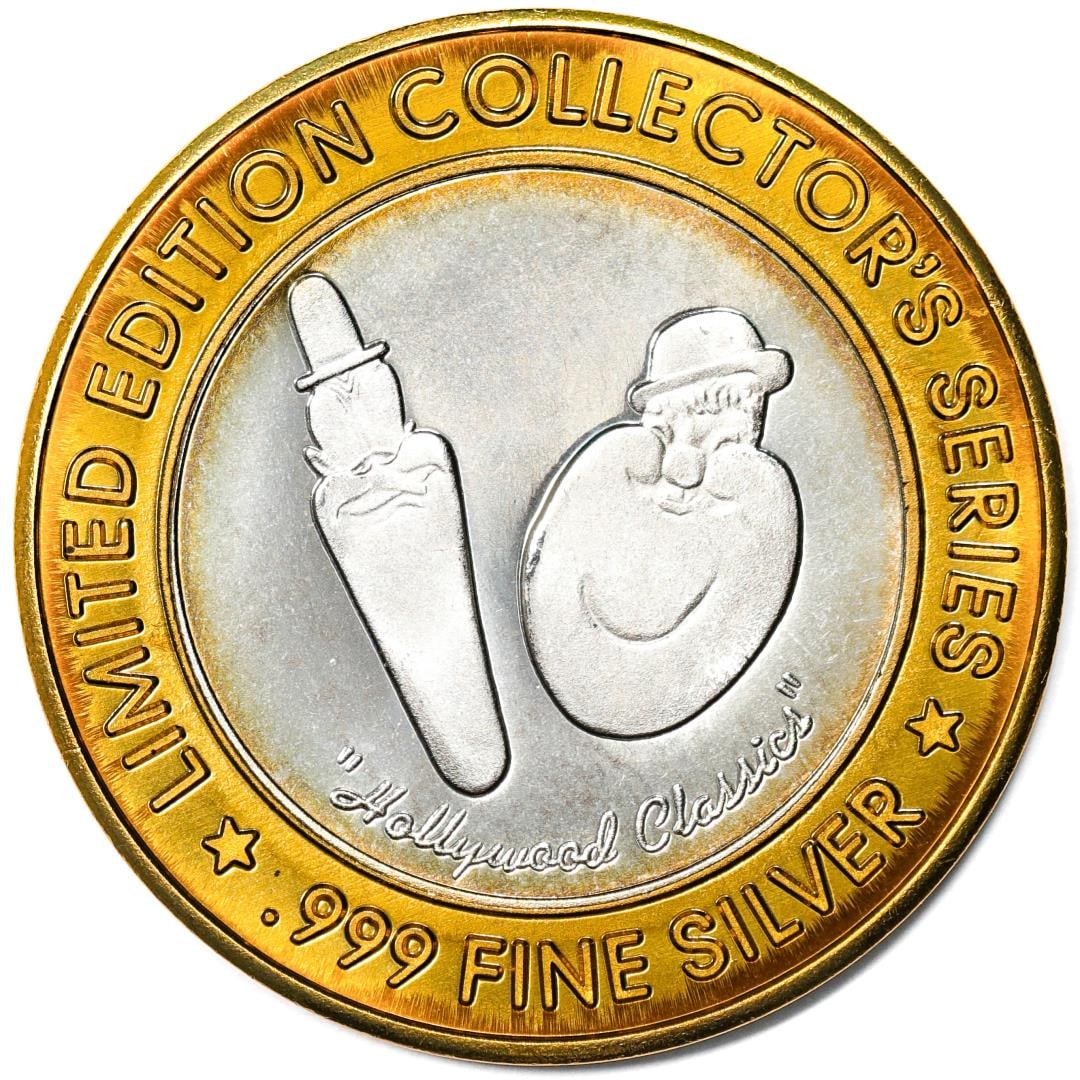 015: .999 Silver Hollywood Casino Hotel Tunica, Mississippi Limited Edition Gaming Token: One .999 Silver Hollywood Casino Hotel Tunica, Mississippi Limited Edition Gaming Token.