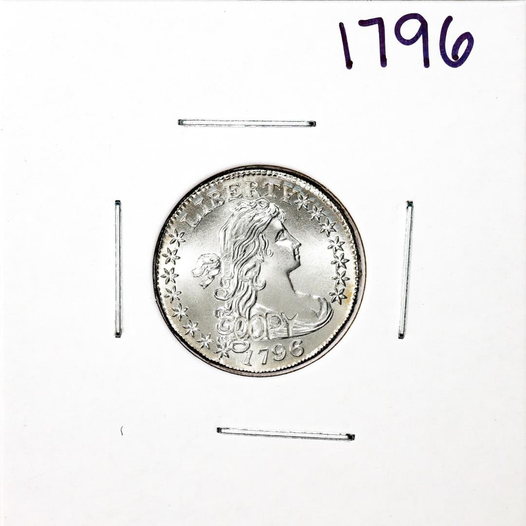 011: 1796 Draped Bust Dime Gallery Mint Fantasy Coin: One 1796 Draped Bust Dime Gallery Mint Fantasy Coin.