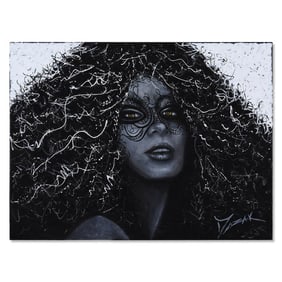 6) Trevor Mezak "Jayla" Original Acrylic on Canvas