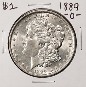 23) 1889-O $1 Morgan Silver Dollar Coin