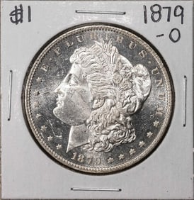 35) 1879-O $1 Morgan Silver Dollar Coin