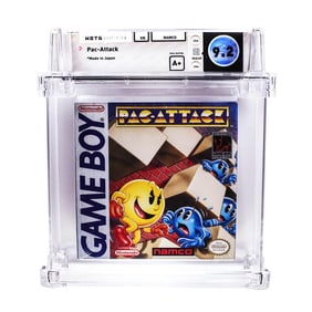51) Pac-Attack Nintendo Game Boy Sealed Video Game WATA 9.2/A+
