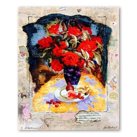 90) Galtchansky & Wissotzky "Blossoms and Fruit" Limited Edition Serigraph on Paper
