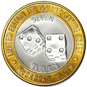 104) .999 Silver McCarran International Airport Las Vegas, NV $10 Limited Gaming Token