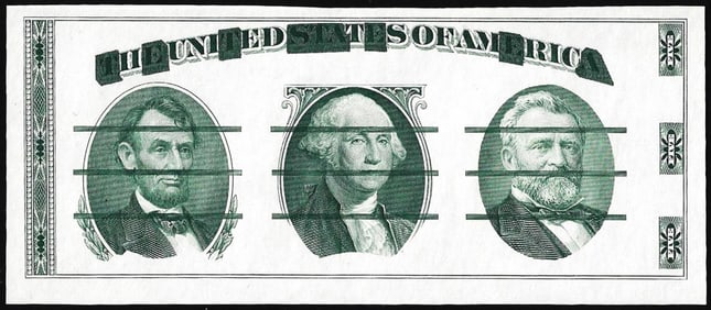 122) Circa 1970's Washington Center Giori Test Note