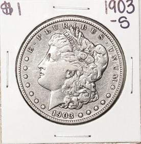 143) 1903-S $1 Morgan Silver Dollar Coin