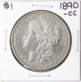 211) 1890-CC $1 Morgan Silver Dollar Coin
