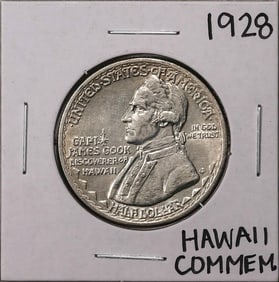 231) 1928 Hawaii Commemorative Half Dollar Coin