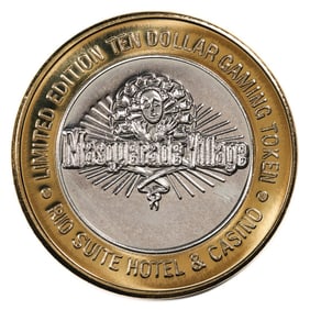 236) .999 Silver Rio Suite Hotel Las Vegas, NV $10 Casino Limited Edition Gaming Token