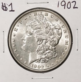 283) 1902 $1 Morgan Silver Dollar Coin