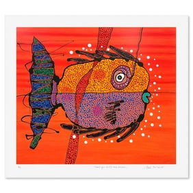 286) Alain Despert "Self Portrait" Limited Edition Serigraph on Paper