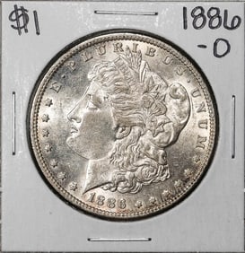 302) 1886-O $1 Morgan Silver Dollar Coin