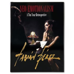317) Fabian Perez "Neo Emotionalism: A 10 Year Retrospective" Leather Bound Fine Art Book
