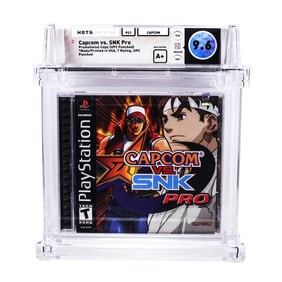 331) Capcom Vs. SNK Pro PS1 PlayStation Sealed Video Game WATA 9.6/A+