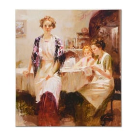 338) Pino (1939-2010) "Distant Thoughts" Limited Edition Giclee On Canvas