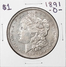 353) 1891-O $1 Morgan Silver Dollar Coin