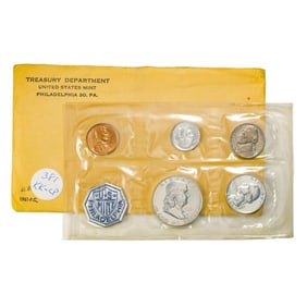 363) 1961 (5) Coin Proof Set in Envelope