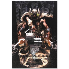 386) Marvel Comics "Thor: For Asgard #6" Limited Edition Giclee On Canvas