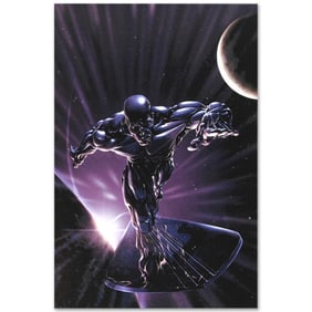 446) Marvel Comics "Silver Surfer #10" Limited Edition Giclee On Canvas