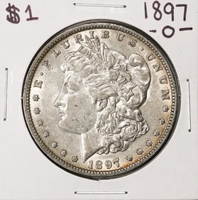 453) 1897-O $1 Morgan Silver Dollar Coin
