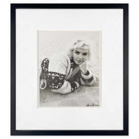 508) George Barris (1922-2016) "Marilyn Monroe" Original Photo On Paper