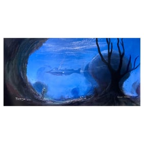 545) Peter Ellenshaw (1913-2007) "20,000 Leagues" Limited Edition Giclee on Canvas