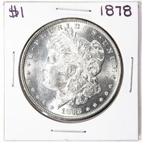 547) 1878 $1 Morgan Silver Dollar Coin
