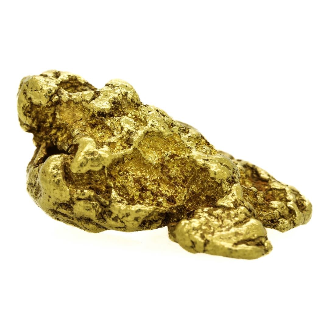 164) 12.05 Gram Gold Nugget: One 12.05 Gram Gold Nugget.