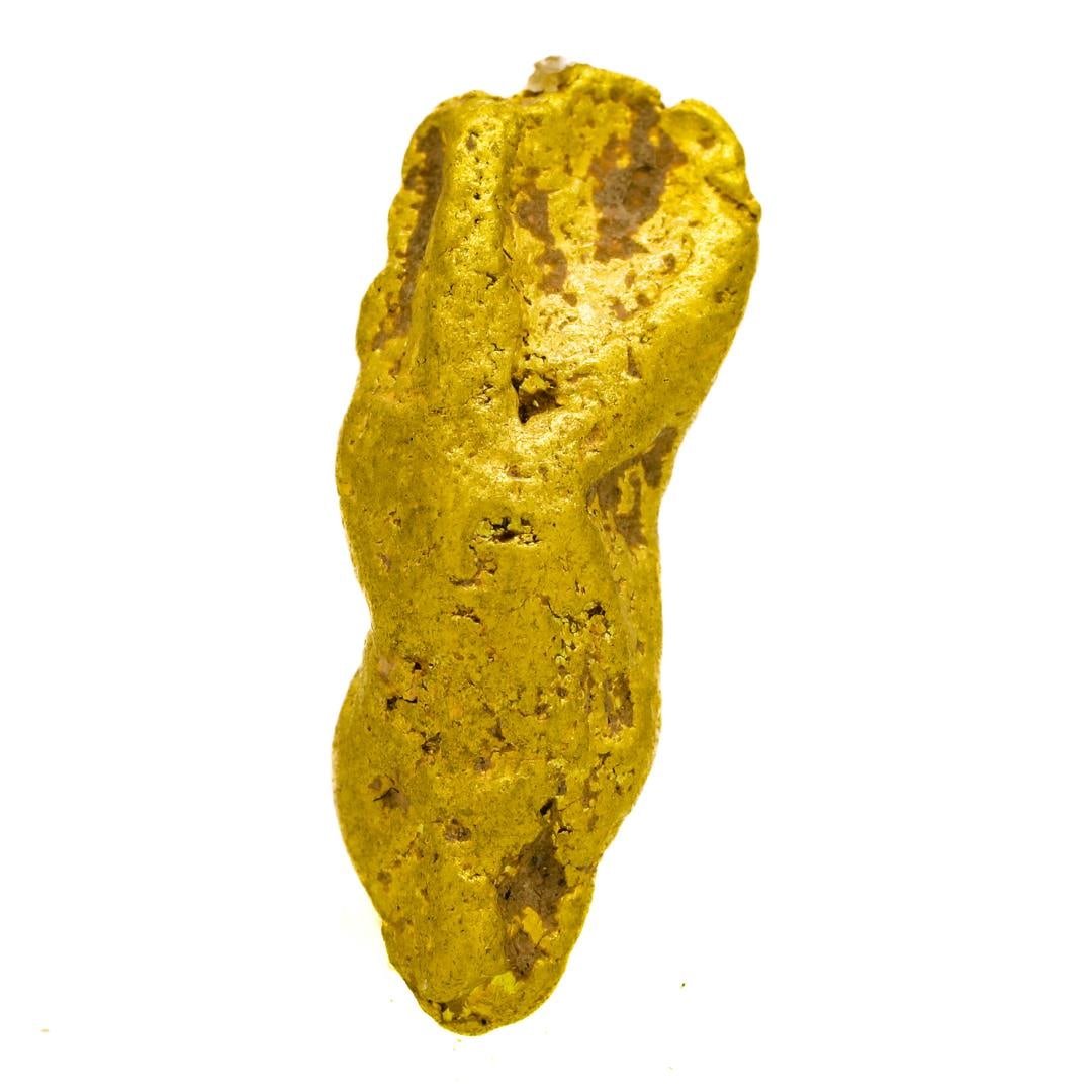 214) 2.54 Gram Gold Nugget: One 2.54 Gram Gold Nugget.