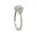 14KT White Gold 0.96ctw Round Brilliant Cut Diamond - 3