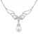 14KT White Gold Pearl and 1.60ctw Diamond Necklace - 2