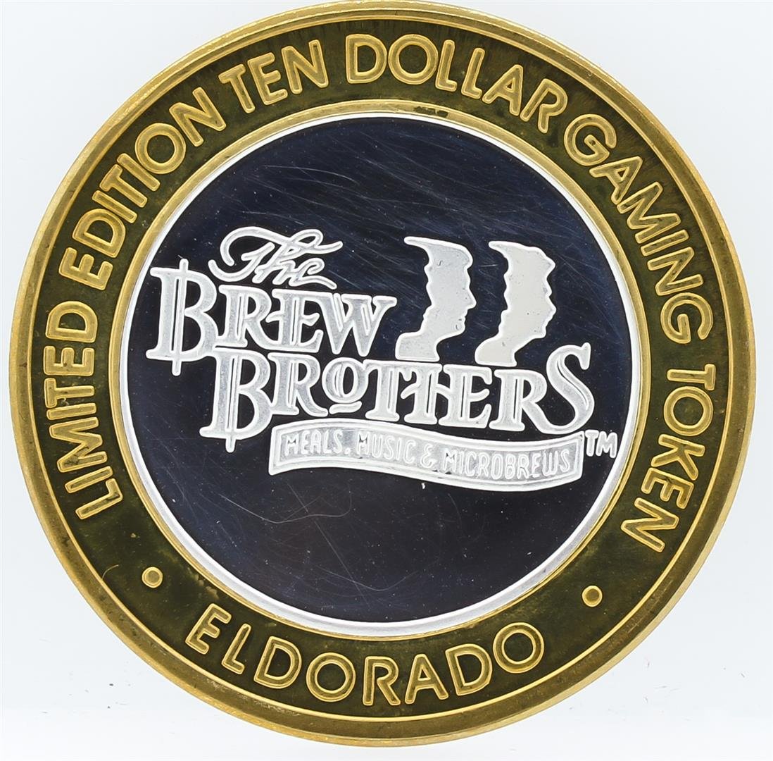 Eldorado Reno $10 Casino Gaming Token .999 Fine Silver: One Eldorado Reno $10 Casino Gaming Token .999 Fine Silver Limited Edition.