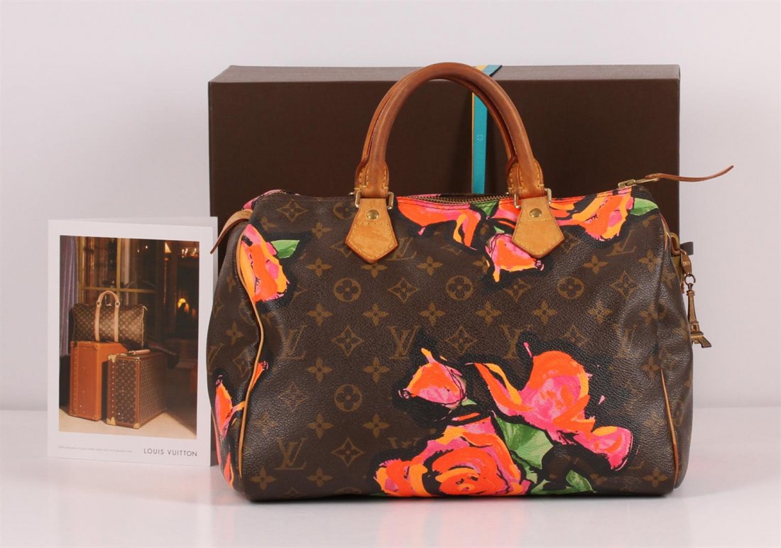 Authentic Louis Vuitton Limited Edition Stephen Sprouse: 100% Authentic Louis Vuitton Stephen Sprouse Roses Speedy 30 Bag. This limited edition bag is highly sought after and a must have for any handbag lover or bold fashionista. Stephen Sprouse's iconic po