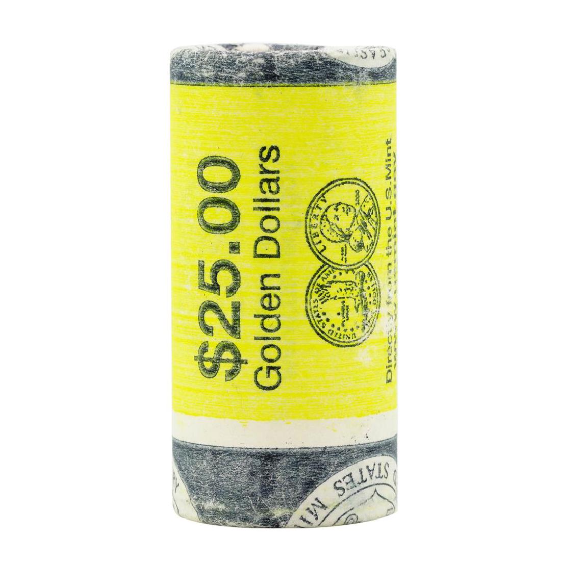 Roll of (25) 2000-P Sacagawea Dollar Coins: One Roll of (25) 2000-P Sacagawea Dollar Coins.