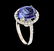 14KT White Gold 5.13ct Tanzanite and Diamond Ring - 4