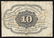 1862 10 Cent 1st Issue Fractional Note - 2