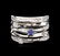 14KT White Gold 0.18ct Blue Sapphire and Diamond Ring