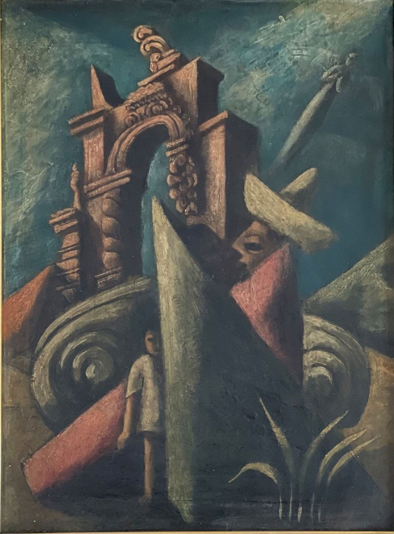 Julio DEDIEGO (1900-1979)Les amoureuxHuile sur panneau SignÃ©e au dos sur le chÃ¢ssis41 x 30,5 cm - (1 of 1)